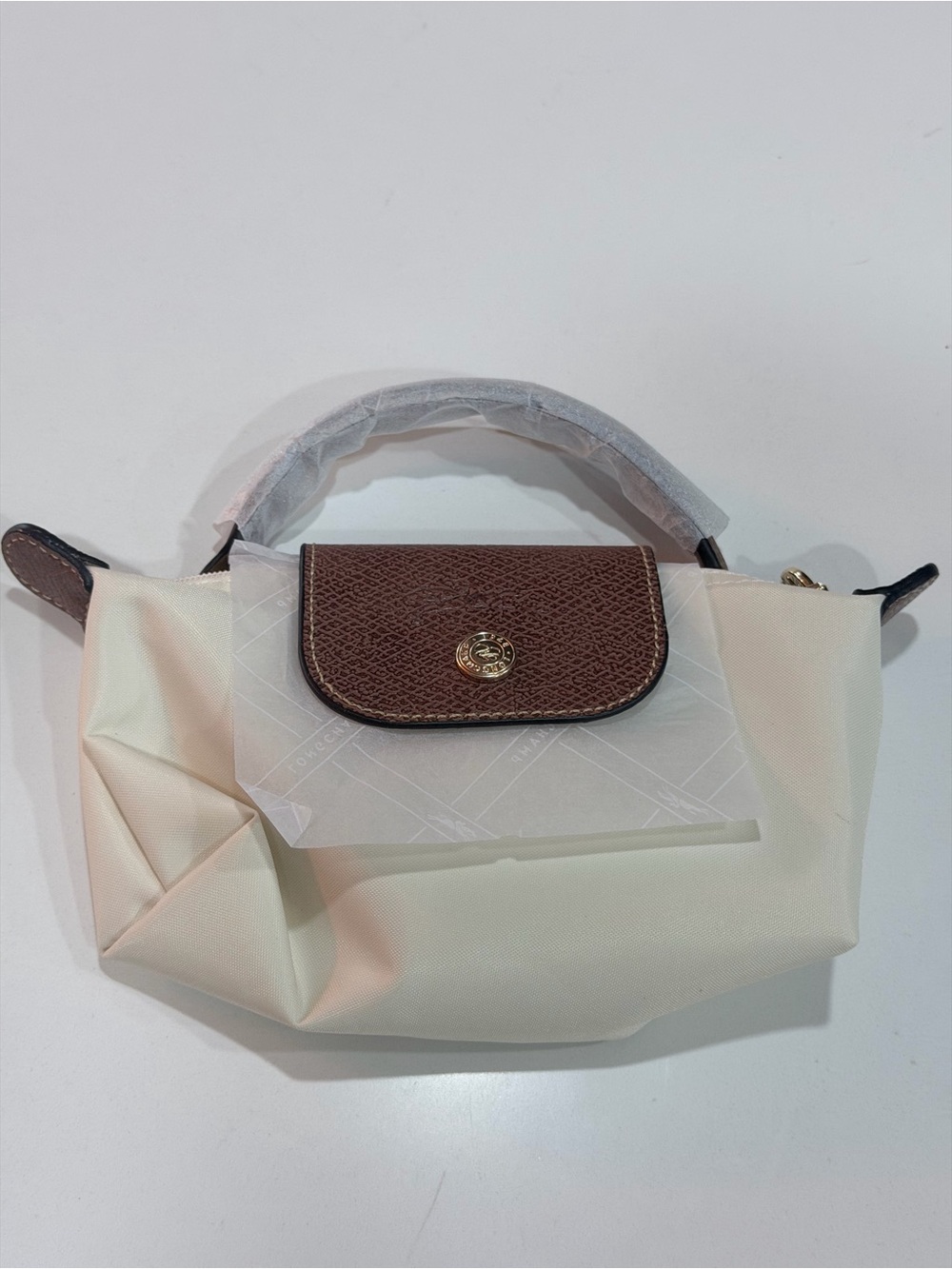 Fashion Classic Cream and Brown Women's Top-Handle Bag